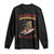 Funny Krampus Sleigh Rides Long Sleeve Shirt Naughty List Members Only TS09 Black Print Your Wear