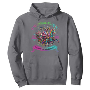 Funny Krampus Sleigh Rides Hoodie Naughty List Members Only Since 1722 TS09 Charcoal Print Your Wear