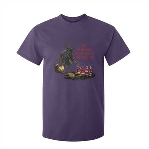 Christmas Krampus T Shirt For Kid He Knows If You've Been Naughty TS09 Purple Print Your Wear