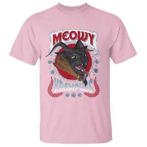 Christmas Krampus Cat T Shirt Meowy Krampuss Black Cat TS09 Light Pink Print Your Wear