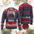 Xmas Krampus Cat Ugly Christmas Sweater Meowy Krampuss Black Cat TS09 Burgundy Print Your Wear