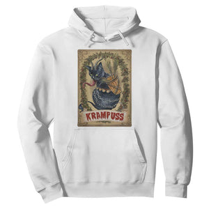 Krampus Cat Hoodie Krampuss Black Cat Vintage Horror Christmas TS09 White Print Your Wear