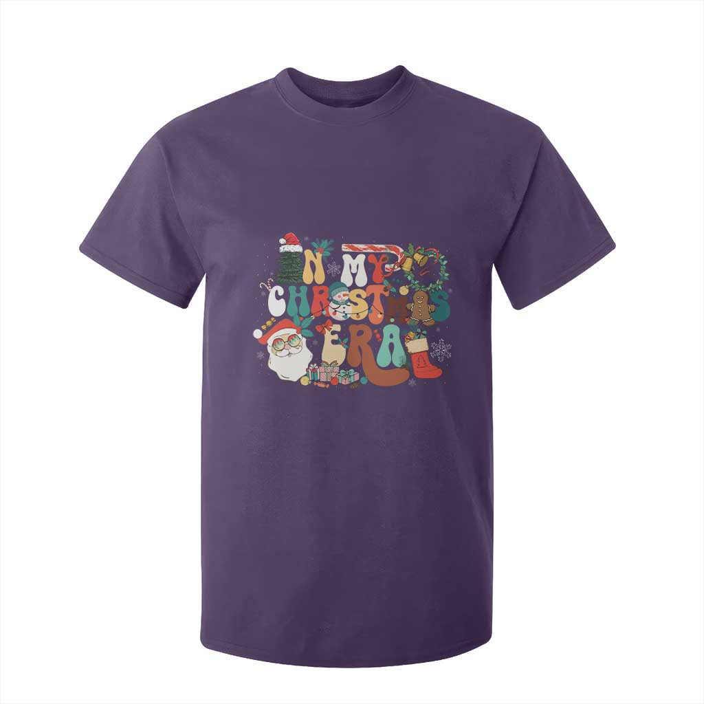 In My Christmas Era Retro Groovy T Shirt For Kid TS09 Purple Print Your Wear