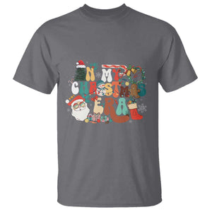 In My Christmas Era Retro Groovy T Shirt TS09 Charcoal Print Your Wear