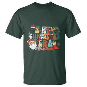 In My Christmas Era Retro Groovy T Shirt TS09 Dark Forest Green Print Your Wear