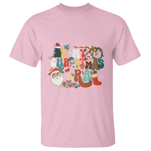 In My Christmas Era Retro Groovy T Shirt TS09 Light Pink Print Your Wear