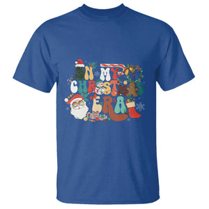 In My Christmas Era Retro Groovy T Shirt TS09 Royal Blue Print Your Wear