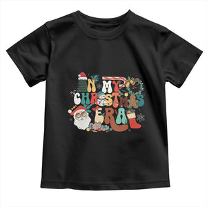 In My Christmas Era Retro Groovy Toddler T Shirt TS09 Black Print Your Wear