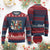 In My Christmas Era Retro Groovy Ugly Christmas Sweater TS09 Burgundy Print Your Wear