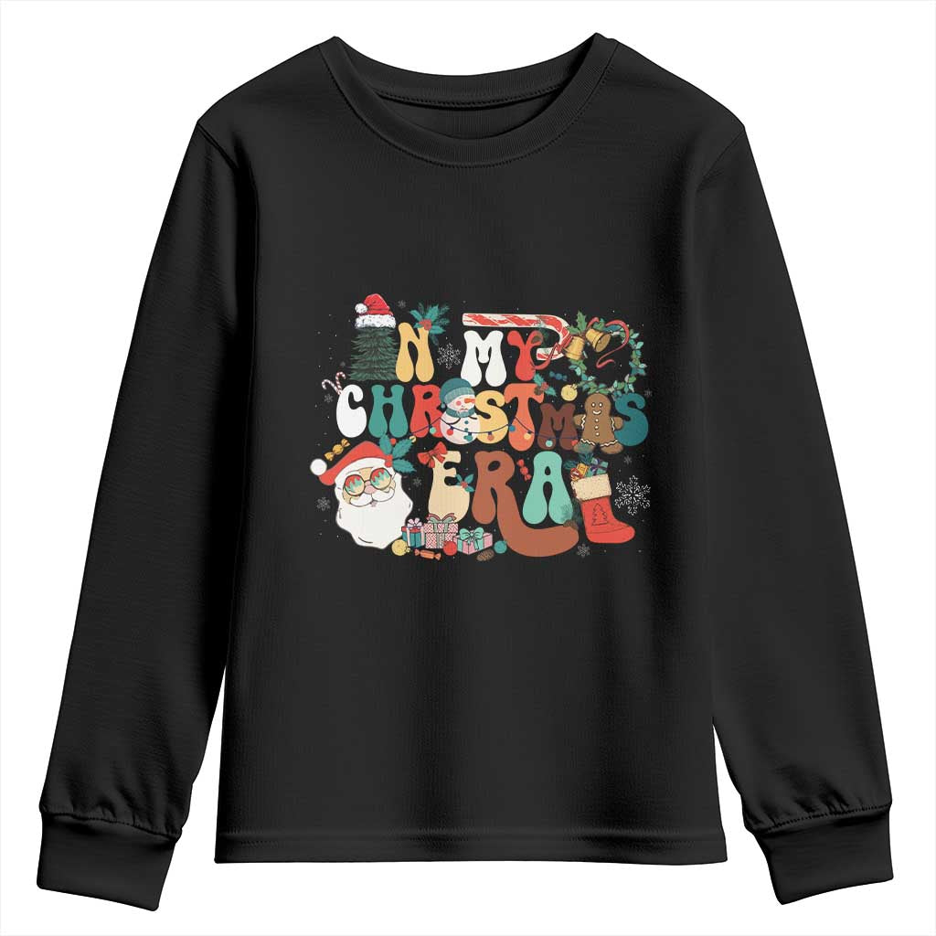 In My Christmas Era Retro Groovy Youth Sweatshirt TS09 Black Print Your Wear