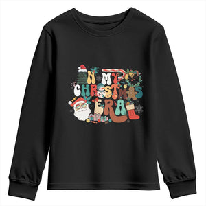 In My Christmas Era Retro Groovy Youth Sweatshirt TS09 Black Print Your Wear