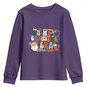 In My Christmas Era Retro Groovy Youth Sweatshirt TS09 Purple Print Your Wear