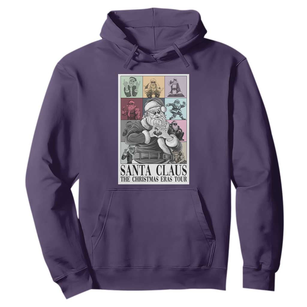 Funny Santa Claus The Christmas Eras Tours Hoodie TS09 Purple Print Your Wear
