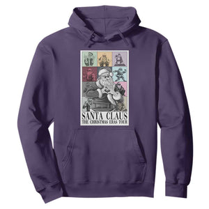 Funny Santa Claus The Christmas Eras Tours Hoodie TS09 Purple Print Your Wear