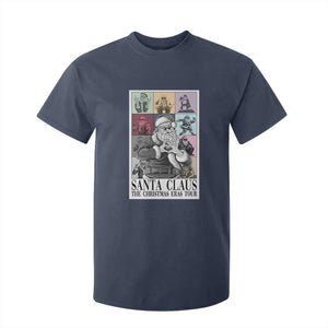 Funny Santa Claus The Christmas Eras Tours T Shirt For Kid TS09 Navy Print Your Wear