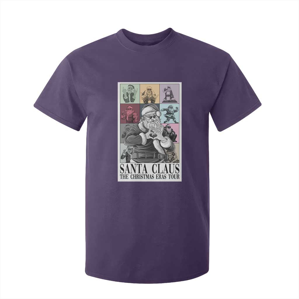 Funny Santa Claus The Christmas Eras Tours T Shirt For Kid TS09 Purple Print Your Wear