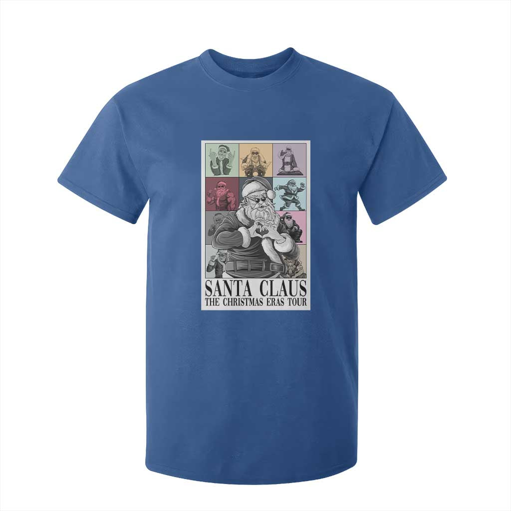 Funny Santa Claus The Christmas Eras Tours T Shirt For Kid TS09 Royal Blue Print Your Wear