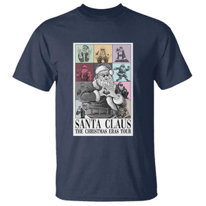 Funny Santa Claus The Christmas Eras Tours T Shirt TS09 Navy Print Your Wear