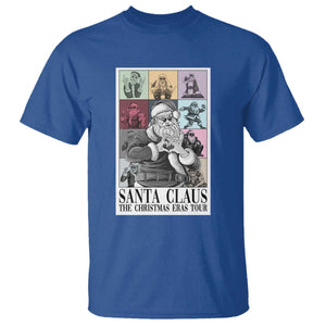 Funny Santa Claus The Christmas Eras Tours T Shirt TS09 Royal Blue Print Your Wear