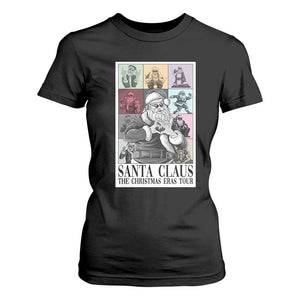 Funny Santa Claus The Christmas Eras Tours T Shirt For Women TS09 Black Print Your Wear