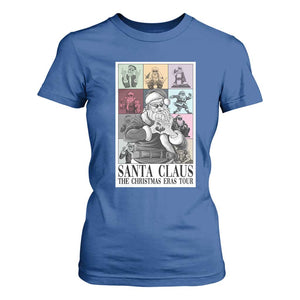 Funny Santa Claus The Christmas Eras Tours T Shirt For Women TS09 Royal Blue Print Your Wear