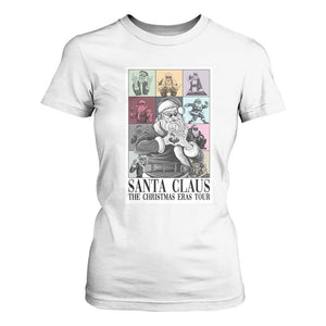 Funny Santa Claus The Christmas Eras Tours T Shirt For Women TS09 White Print Your Wear