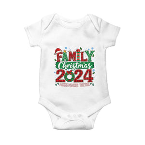 Family Christmas 2024 Baby Onesie Making Memories Together TS09 White Print Your Wear