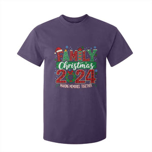 Family Christmas 2024 T Shirt For Kid Making Memories Together TS09 Purple Print Your Wear