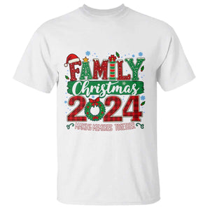 Family Christmas 2024 T Shirt Making Memories Together TS09 White Print Your Wear