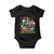 Family Christmas 2024 Making Memories Together Baby Onesie TS09 Black Print Your Wear