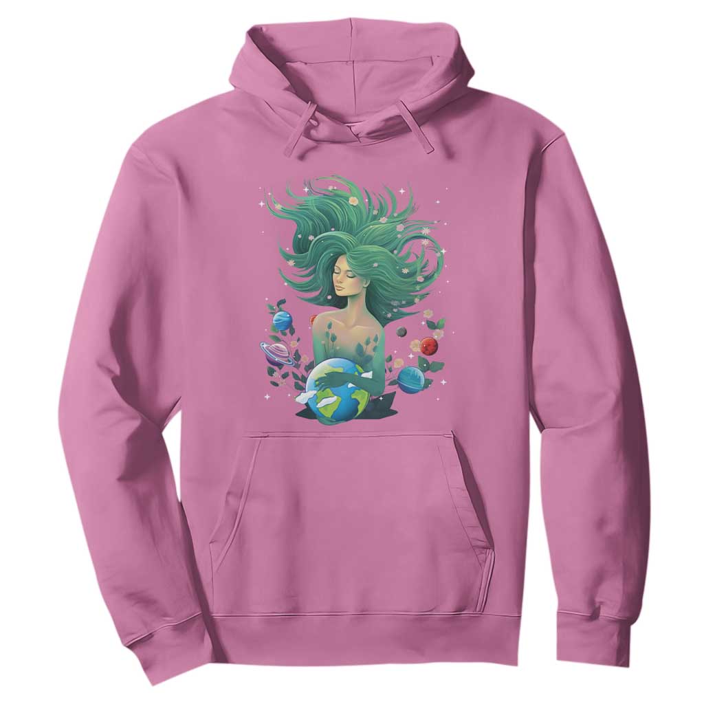 Earth Day Hoodie Mother Earth Gaia Goddess Of Nature Planet TS09 Azalea Printyourwear