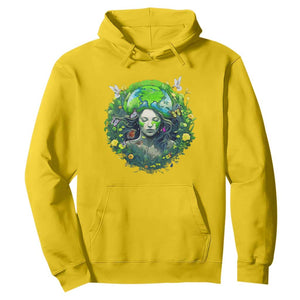 Earth Day Hoodie Mother Earth Gaia Goddess Of Nature TS09 Daisy Printyourwear