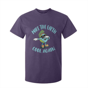 Earth Day T Shirt For Kid Make The Earth Cool Again Dabbing Kids Boys TS09 Purple Printyourwear