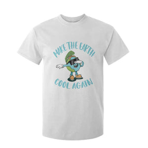 Earth Day T Shirt For Kid Make The Earth Cool Again Dabbing Kids Boys TS09 White Printyourwear