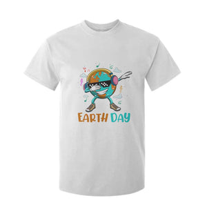Earth Day Funny Cool Dabbing Planet Kids Boys T Shirt For Kid TS09 White Printyourwear