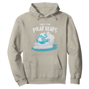 Earth Day Hoodie Save The Polar Bears Climate Awareness TS09 Sand Printyourwear