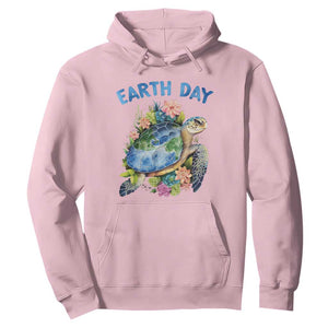 Earth Day Hoodie Sea Turtle Save Our Ocean TS09 Light Pink Printyourwear