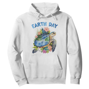 Earth Day Hoodie Sea Turtle Save Our Ocean TS09 White Printyourwear