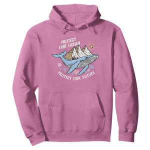 Earth Day Hoodie Save Our Oceans Save Our Future Whale TS09 Azalea Printyourwear