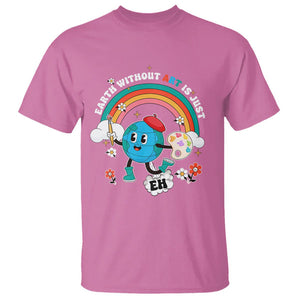 Funny Art Teacher T Shirt Earth Without Art Is Just Eh Painting Artist Wordplay Pun TS09 Azalea Printyourwear
