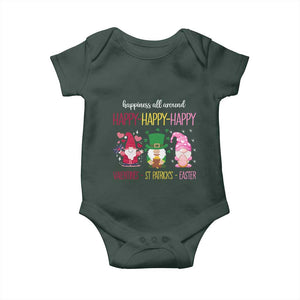Happy Valentines St Patrick Easter Day Gnomies Baby Onesie TS09 Print Your Wear
