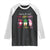 Happy Valentines St Patrick Easter Day Gnomies Raglan Shirt TS09 Black White Print Your Wear