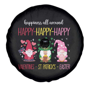 Happy Valentines St Patrick Easter Day Gnomies Spare Tire Cover TS09 Print Your Wear