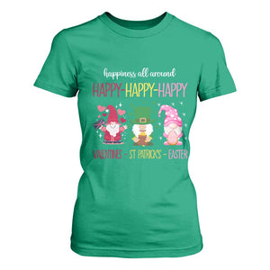Happy Valentines St Patrick Easter Day Gnomies T Shirt For Women TS09 Irish Green Print Your Wear