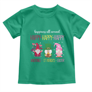 Happy Valentines St Patrick Easter Day Gnomies Toddler T Shirt TS09 Irish Green Print Your Wear