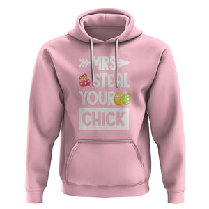 Easter Day Hoodie Mrs. Steal Your Chick Funny Egg Baby Chicken TS09 Light Pink Printyourwear
