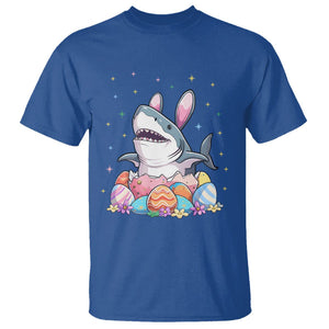 Easter Day Cute Bunny Shark Egg Basket T Shirt TS09 Royal Blue Printyourwear