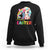 Easter Day Cute Unicorn Bunny Egg Basket Sweatshirt TS09 Black Printyourwear