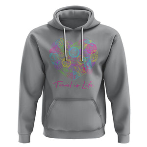 Travel Lover Hoodie Vintage Stamp Flight Travel Vacation Cruise Trip TS09 Sport Gray Printyourwear