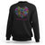 Travel Lover Sweatshirt Vintage Stamp Flight Travel Vacation Cruise Trip TS09 Black Printyourwear